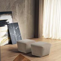 Contemporary pouf PO50 MORFEO fabricsquare