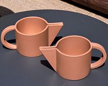 Enameled sandstone flower pot DEVONfree-standingother shapeshome
