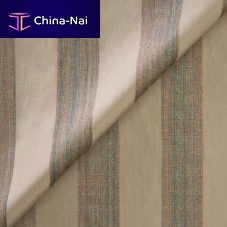 Curtain fabric BONSAI OF THE VANITIES : COLONNADEstripediridescentcotton