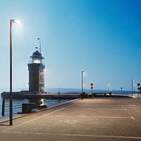 Urban lamp post LIGHTSTREAM MINIcontemporarycast aluminumLED
