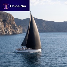 Cruising sailing yacht 553-cabinwith open transomwith bowsprit
