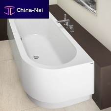 Corner bathtub HAPPY D.: 6484free-standingacrylicwhite