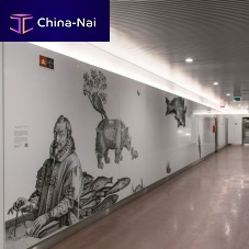 Wall-mounted panel 1-9 covergalvanised steelcement