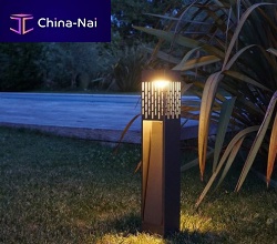 Garden bollard light PASSAGEcontemporarylacquered aluminumLED