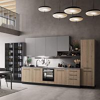 Contemporary kitchen Skymelamineislandmedium-size