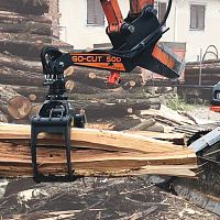 Horizontal log splitter GO-CUT series