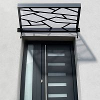 Door awning Carinafor windowaluminumpolycarbonate