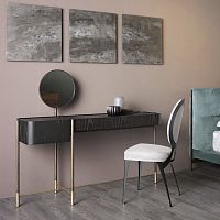 Contemporary chair MISSindoorfabricleather