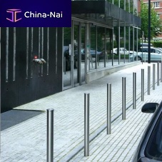 Security post VISIONstainless steelremovablesemi-automatic