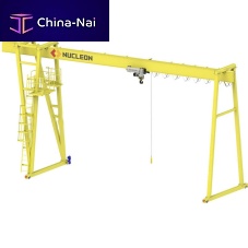 Rail-mounted gantry crane MHweldingfor workshopssingle-girder