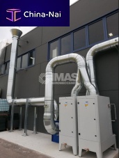 Activated carbon filtration unit FOCAVOC-free liquiddust