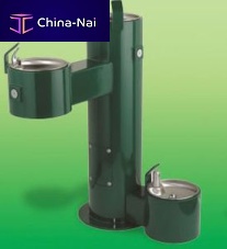 Dog drinking fountain FIDO AND Moutdoormetalplastic