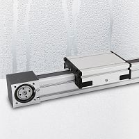 Corrosion-proof linear unit RK MonoLine Z80belt-drivenprofilewith servo-motor