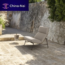 Contemporary lounge chair ALLUREfabricaluminumcushion