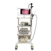 Video veterinary laparoscope VET-0305Ywith integrated video monitorwith working channel