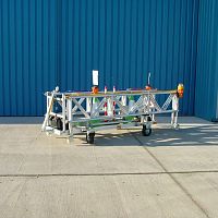 Protective barrier Mobile Barrier Systemmovablefor airport