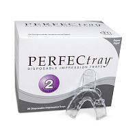 Partial denture dental impression tray Perfectray®#2lowerperforated