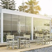 Laminated glass panel BAGNI CARANCA BEACHsafetytransparenttranslucent