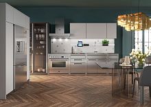 Industrial style kitchen GENESIstainless steelsteelbrushed stainless steel