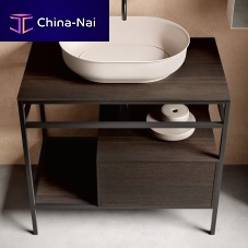 Wooden washbasin stand SW112 metal