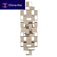 Contemporary wall light Jinga Mindoorbrushed brasssculptural