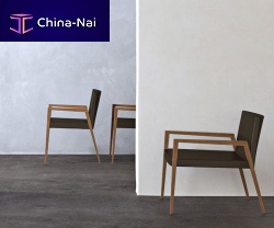 Contemporary armchair LOUNGEwalnut