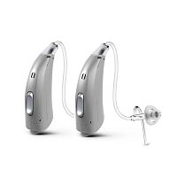 Mini BTE hearing aid DUO G4rechargeabletelecoilbeige