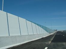 Bridge construction noise barrier SYDNEY