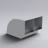 Ventilation air duct rigidplastic