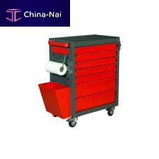 Storage trolley 1123steelshelfwith drawer
