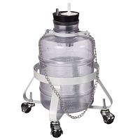 Body fluids suction jar stand trolley-mounted1 jar