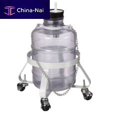 Body fluids suction jar stand trolley-mounted1 jar