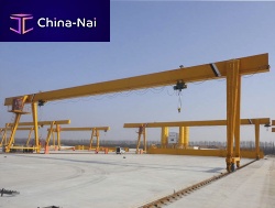 Rail-mounted gantry crane lightweightsingle-girder