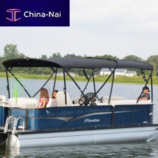 Pontoon boat Bimini top cockpitblack
