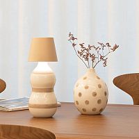 Portable lamp POLDINA STOPPERceramicsiliconecontemporary