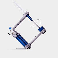 Semi-adjustable dental articulator Ar.goaluminum
