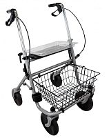 4-wheel rollator steelwith seatheight-adjustable