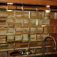 Rectangular glass brick MIRRORUNIQUEmirrorwall-mounted