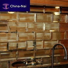 Rectangular glass brick MIRRORUNIQUEmirrorwall-mounted