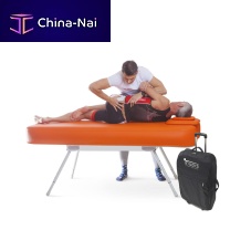 Electric massage table NubisPromechanicalportablewith adjustable height backrest