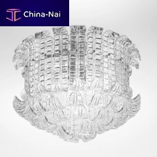 Contemporary ceiling light IQ3418 MAIDA roundMurano glassLED