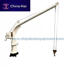Ship davit manualelectric