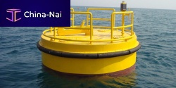 Mooring buoy rotation-molded