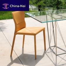 Contemporary chair SARAHoutdoorindoorleather