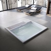 One-piece swimming pool WATERSUITEindoorin-groundcomposite