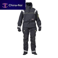Watersports drysuit GEMINO OPERATIVE BLACKlong-sleevewith hoodtwo-piece