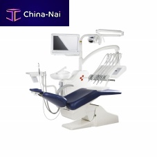 Dental treatment unit with chair OPPORTUNITY TOPwith adjustable headrestwith monitorwith hygiene system