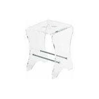 Contemporary stool 979Plexiglas®glass basedouble