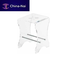 Contemporary stool 979Plexiglas®glass basedouble