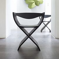 Contemporary chair CURULEindoorbeechwalnut